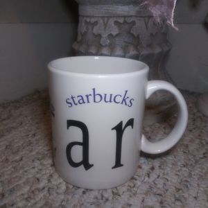 Vintage Rare Starbucks 2002 Qatar City Mug Made In England